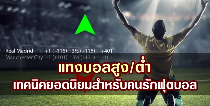 แทงบอลสูงต่ำ เทคนิคการเดิมพันยอดนิยมสำหรับคนรักฟุตบอล